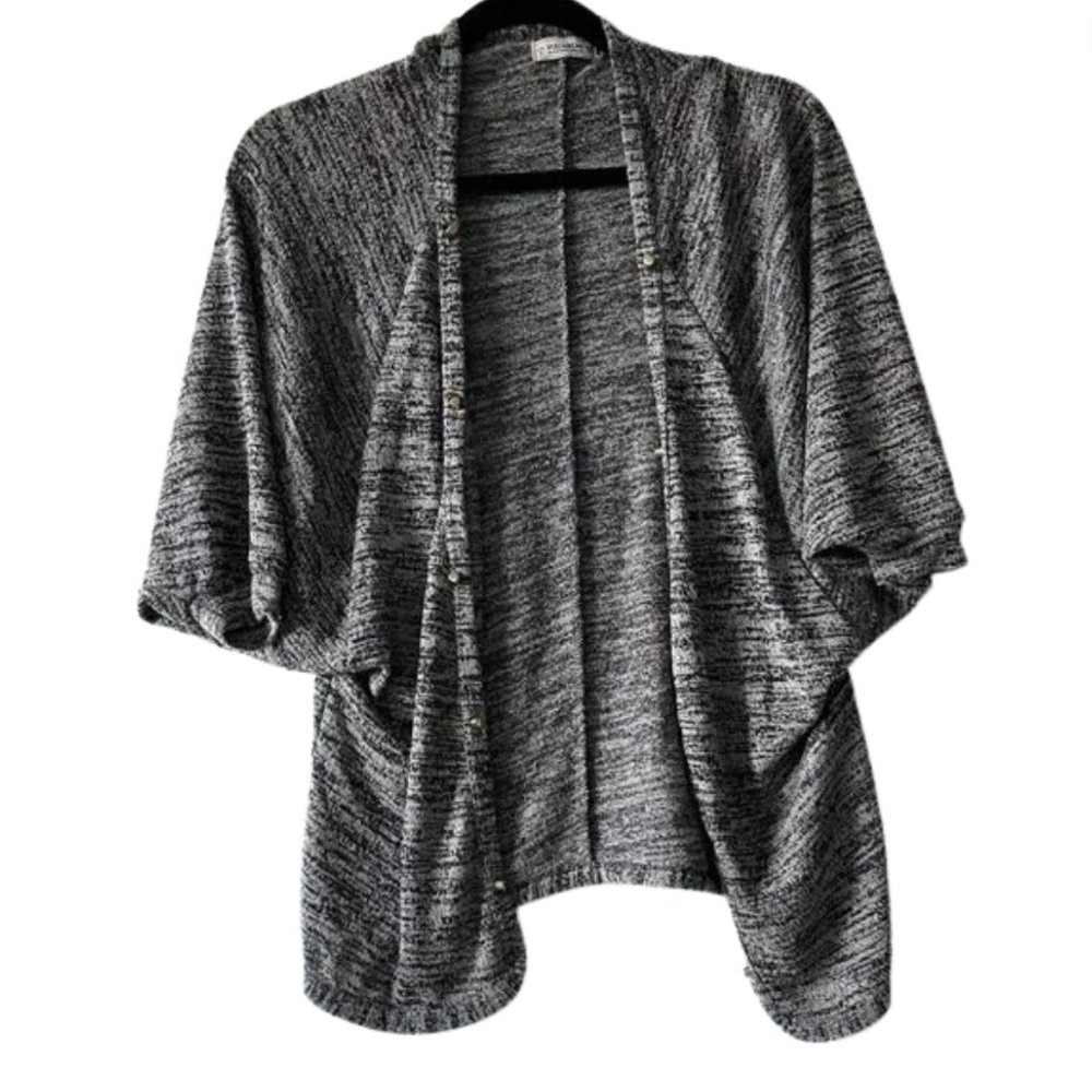 Pull&Bear Salt-and-Pepper Cardigan Size Small ✨
